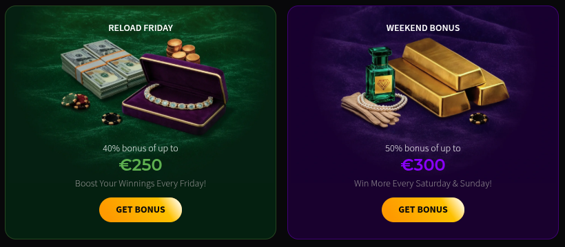 Wild Chance Casino Recurring Bonuses